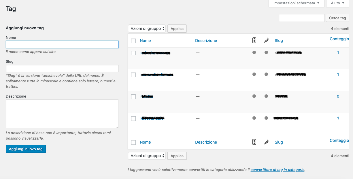 Tag che cosa sono e come si usano
